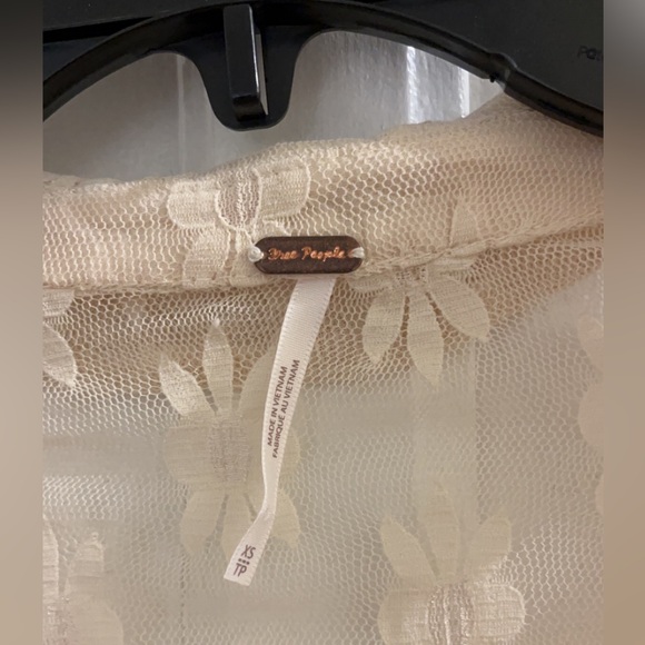Free People Floral Lace Top - Picture 6 of 6